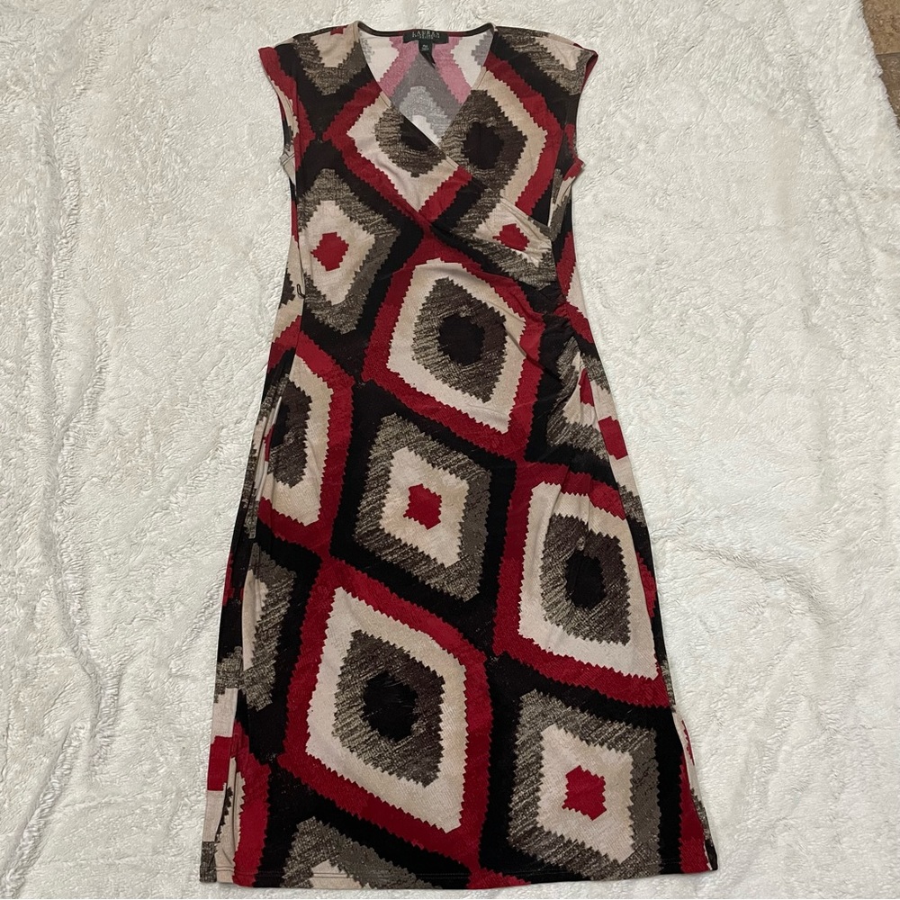 Free! Ralph Lauren front crossover dress